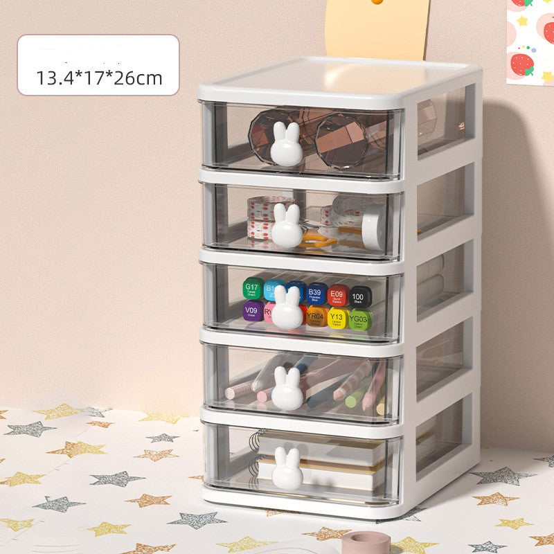 Boîte de rangement de bureau Petit type de tiroir Coiffure pour enfants Clip Headwear Organization Box