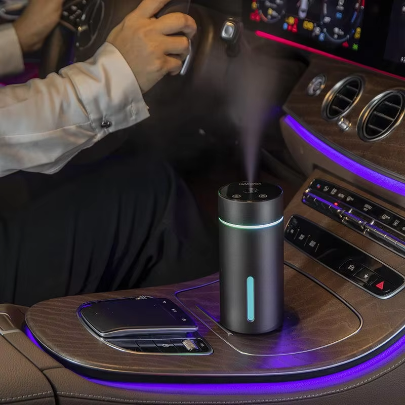 Portable voiture Humidificateur d'air en aluminium Diffuseur d'huile essentielle 260ml