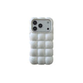 Niche Pearly blanc Solide-couleur cas bulle