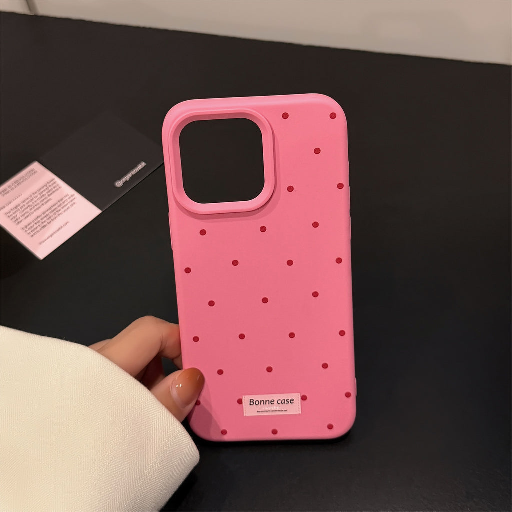 Ins-style Coréen Polka-dot dossier téléphonique