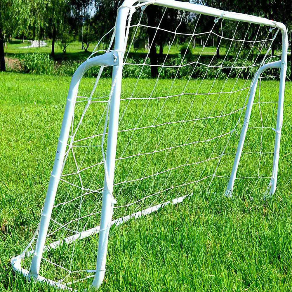 8X5ft Soccer Goal Training Set avec Net Buckles Ground Nail Football Sports pour adolescents et publicité