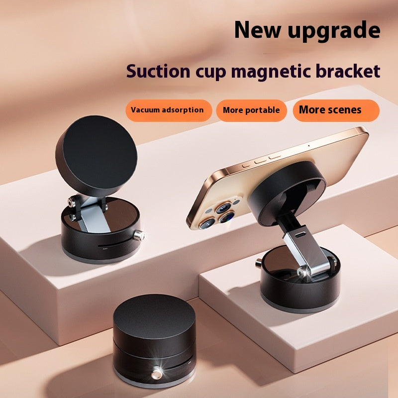 Support de téléphone à vide magnétique pliable coupe à aspiration pliable avec coupe à aspiration mains libres