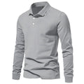 Men's Polo Shirt Business Casual Solid-Color Top