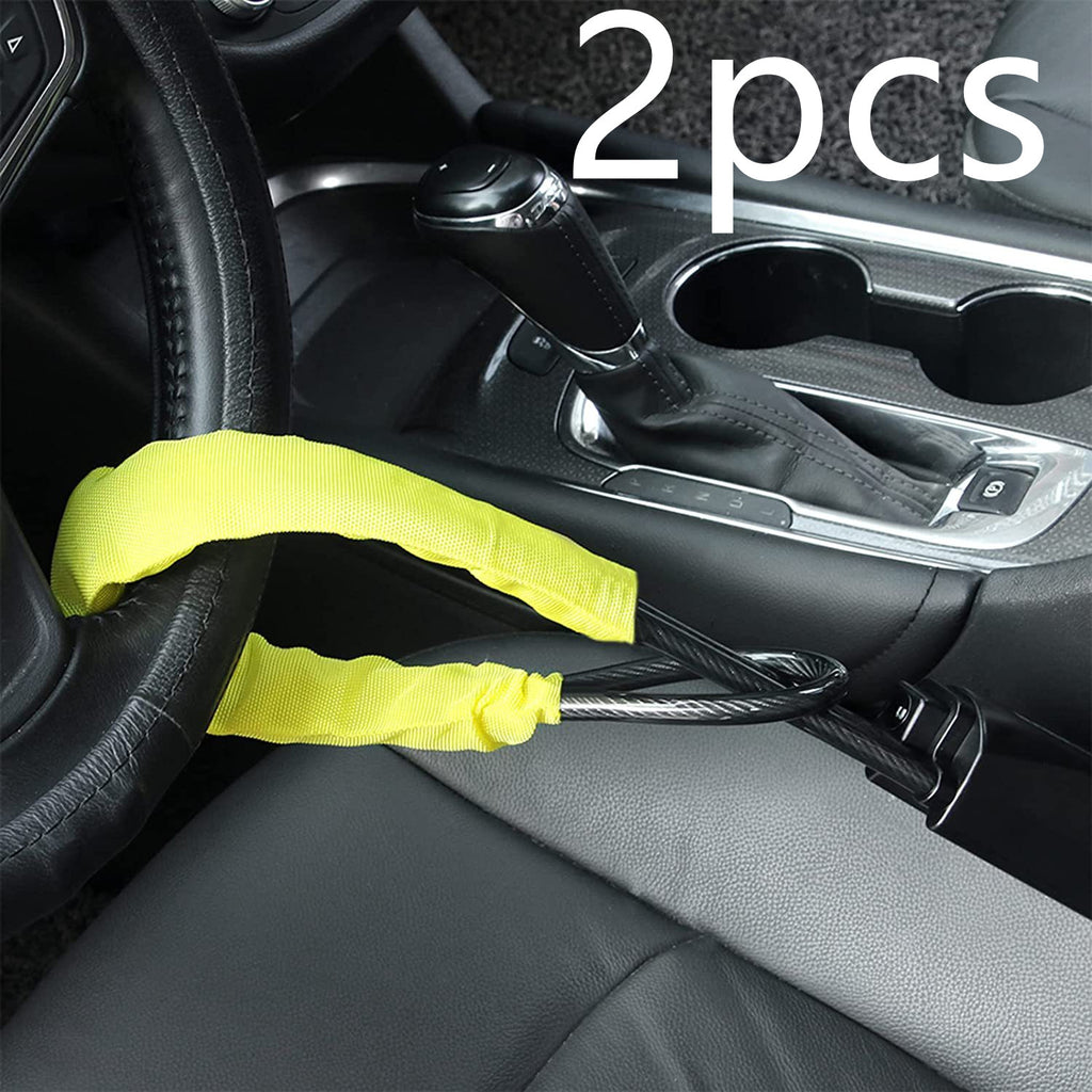 Volant de voiture Rope de roue de câble serrure de sécurité antivol