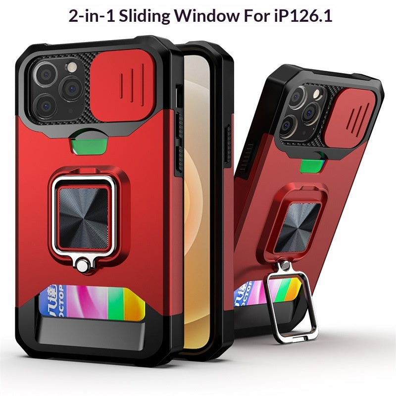 Convient pour 151617 Coques de téléphone à fenêtre coulissante