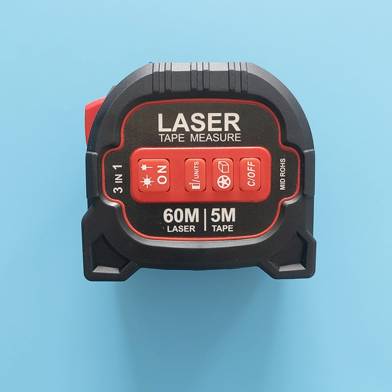 Compteur de distance laser intelligent de la chambre de mesure Cross Mark
