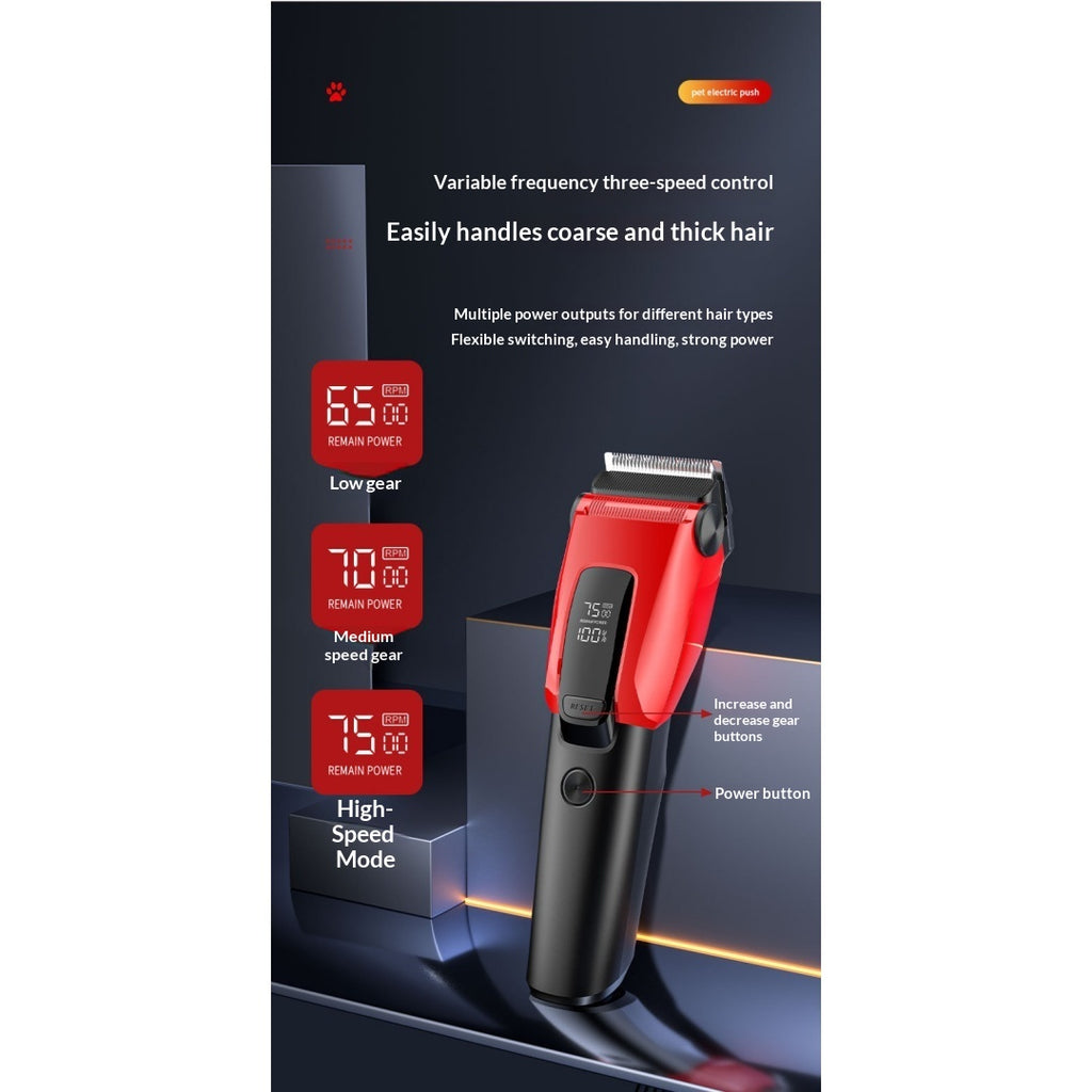 Clipper professionnel pour animaux de compagnie 3-Speed