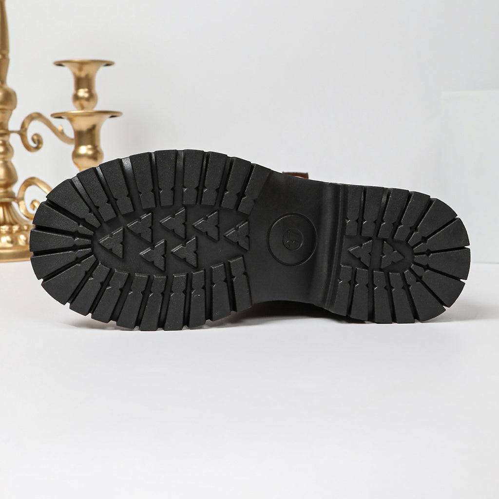 Automne Hiver Arrivée Femmes Plus Taille Vintage Mid-Calf Bottes Suede Bloc Talon Rond Toe Mi