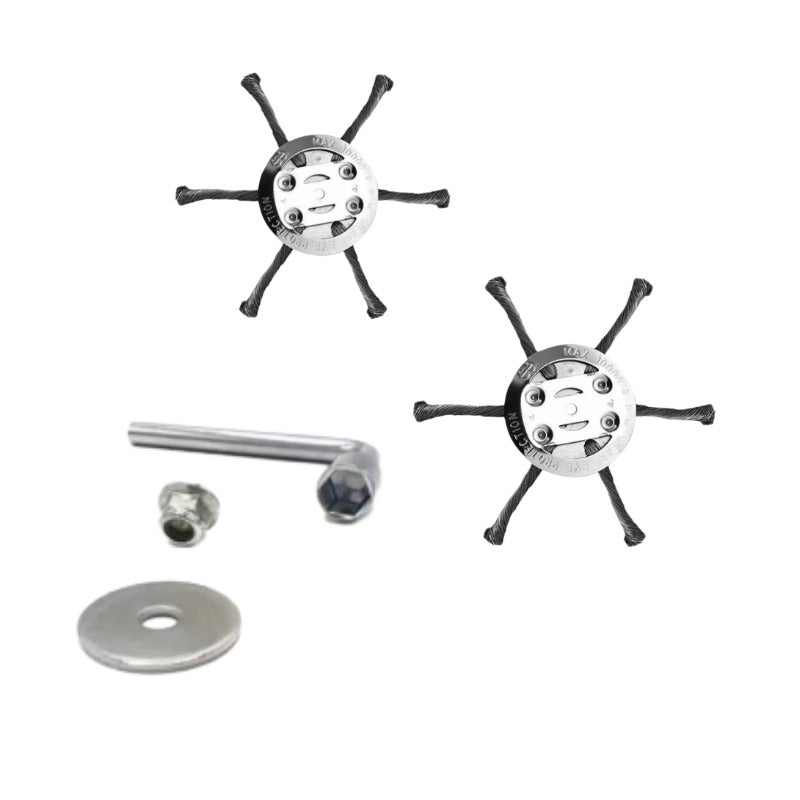 Tête de pinceau en acier 6Wire 6in