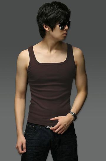 Men's square-collar jacket