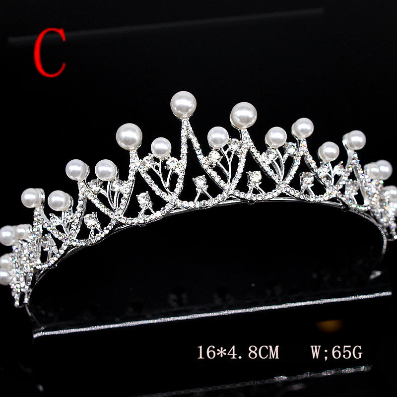 Super Glitter Pearl Strass Headband Heress