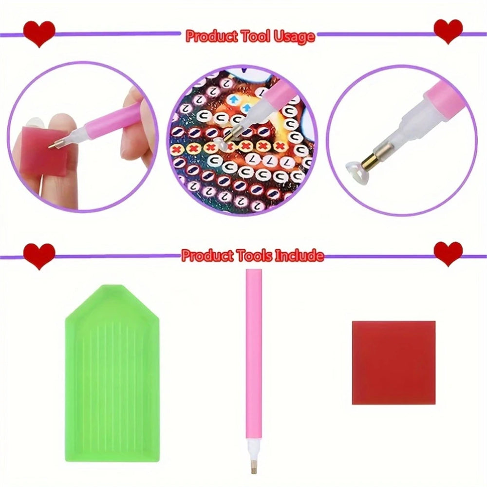 Porte-clés de peinture diamant bricolage - modèles de voiture