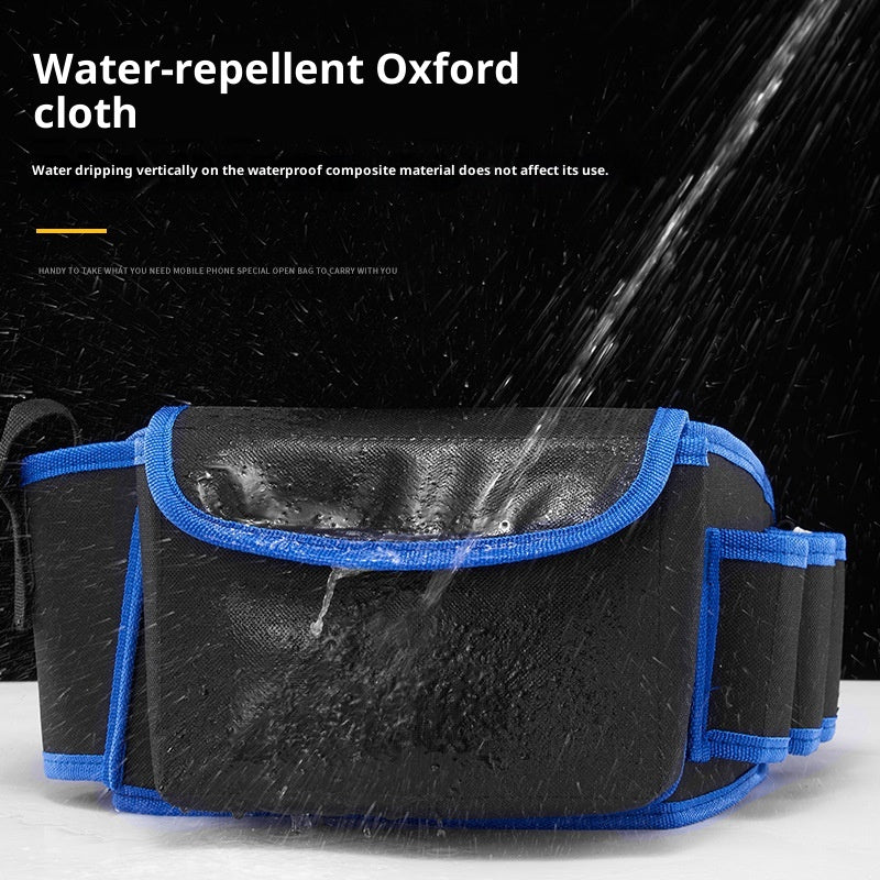 Multifonctionnel Oxford Cloth Large Belt Repair High-altitude Work Long Waist Bag