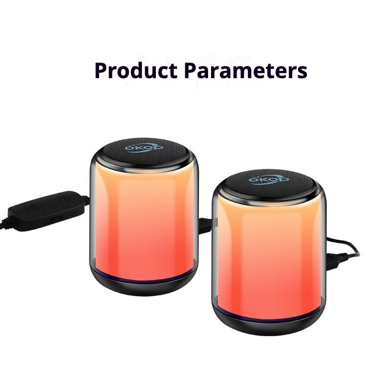 KP-550 Haut-parleur Bluetooth avec éclairage ambiant RGB Bestseller Low-Latency Desktop Stereo S