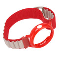Bracelet stretch Nylon Woven Loop Watch avec boîtier de protection en plastique pour goog