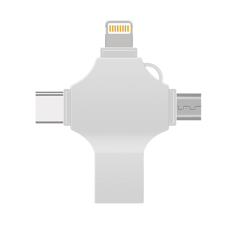 4-en-1 téléphone clé USB double usage pour les deux téléphones et ordinateurs