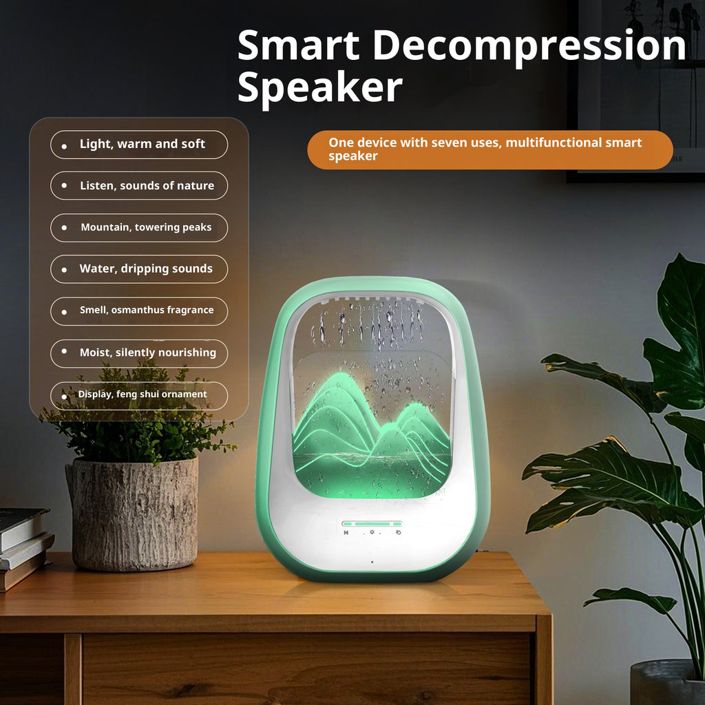 Haut-parleur Bluetooth Sleep Water Drop Décoration Haut-parleur