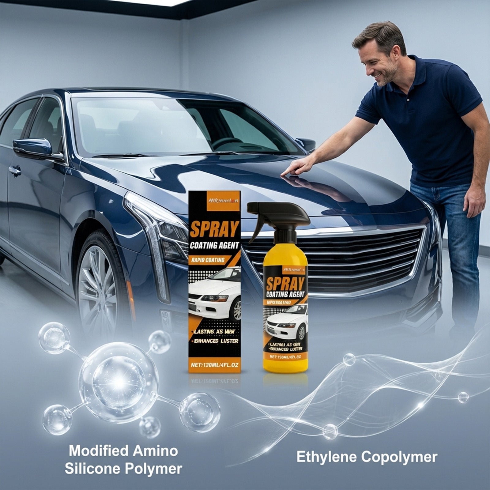 Vaporisateur de revêtement automobile Revêtement automobile Rénovation Entretien Nettoyage Déc