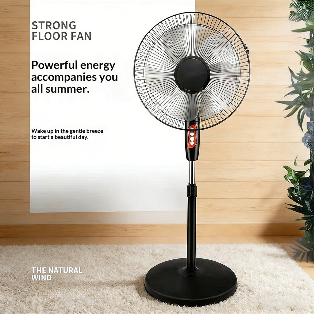 Ventilateur de plancher vertical silencieux à haute tension