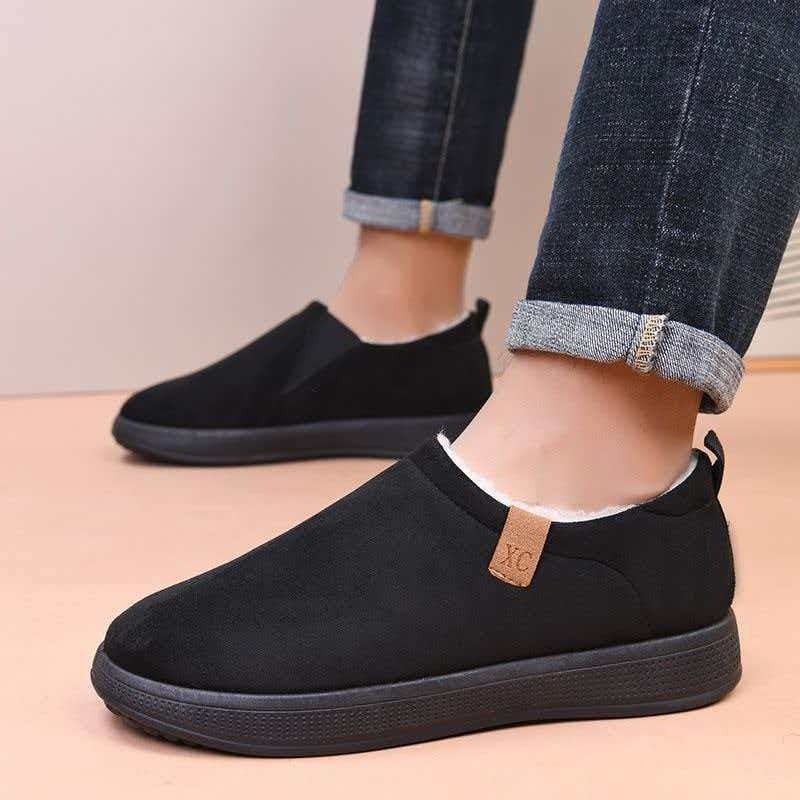 Bottes de neige d'hiver pour hommes avec doublure en polaire