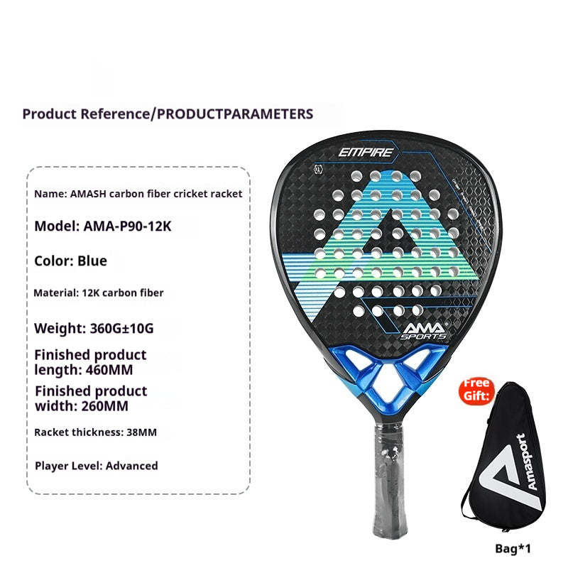 Raquette de tennis en fibre de carbone Cage Style