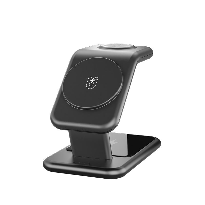 Chargeur de radiotéléphone sans fil sur support magnétique