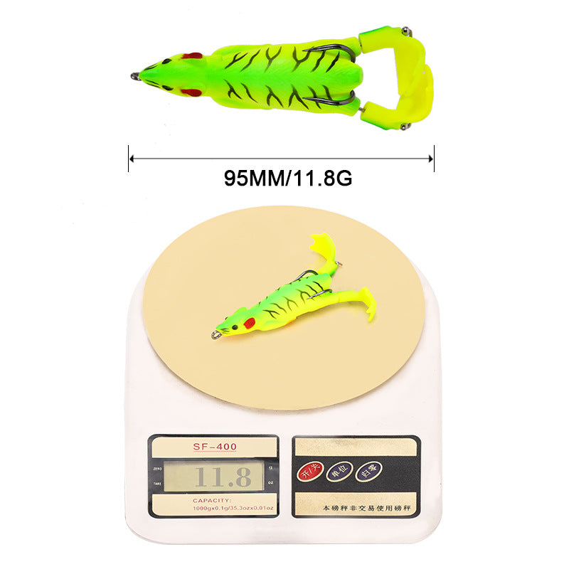 Lure Mouse Thunder Frog Snakehead se spécialise dans la destruction de la surface de l'eau Dragging Fake Bait