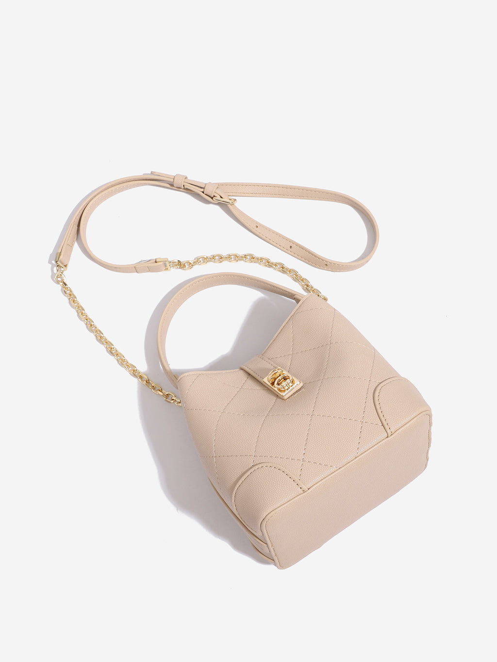Mini sac à seau en diamant pour femmes