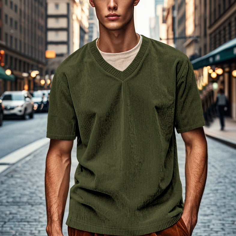 T-shirt pour hommes occasionnels style américain