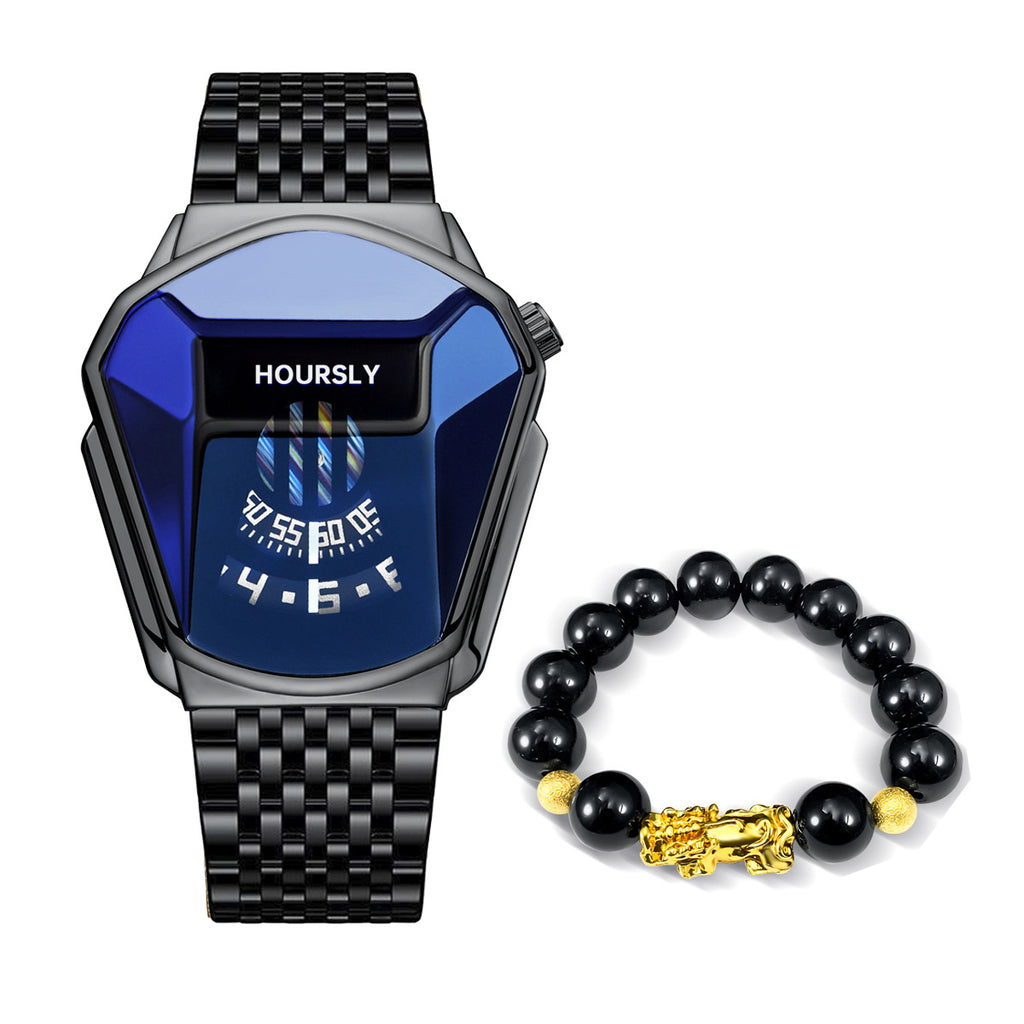 Tournable acier-bande montre Pixiu Perle Bracelet Set