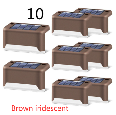 Mise à niveau de lampe solaire LED étanche lumières de pont solaire Solar Step lumière extérieure pour Pat