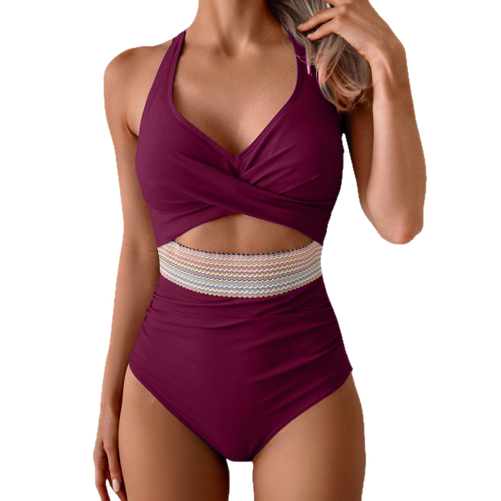 Maillot de bain unique pour femmes Plage Bikini casual