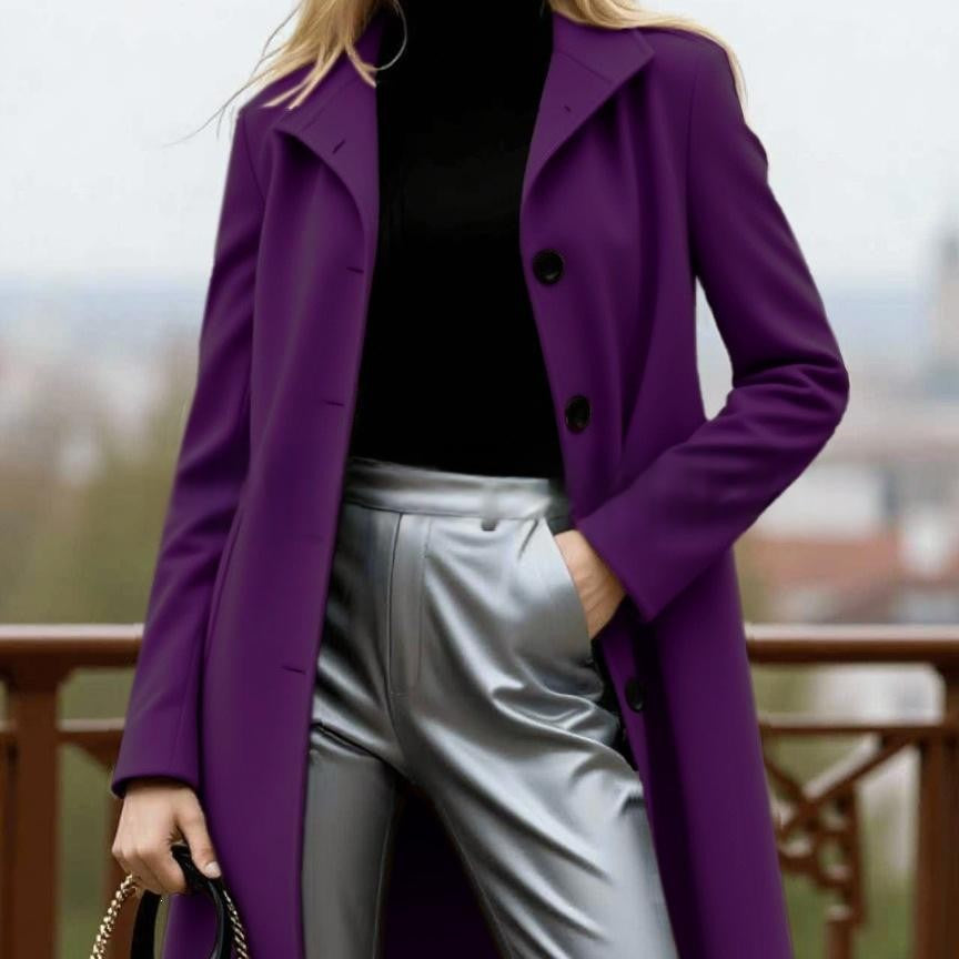 Manteau de laine pour femmes épais