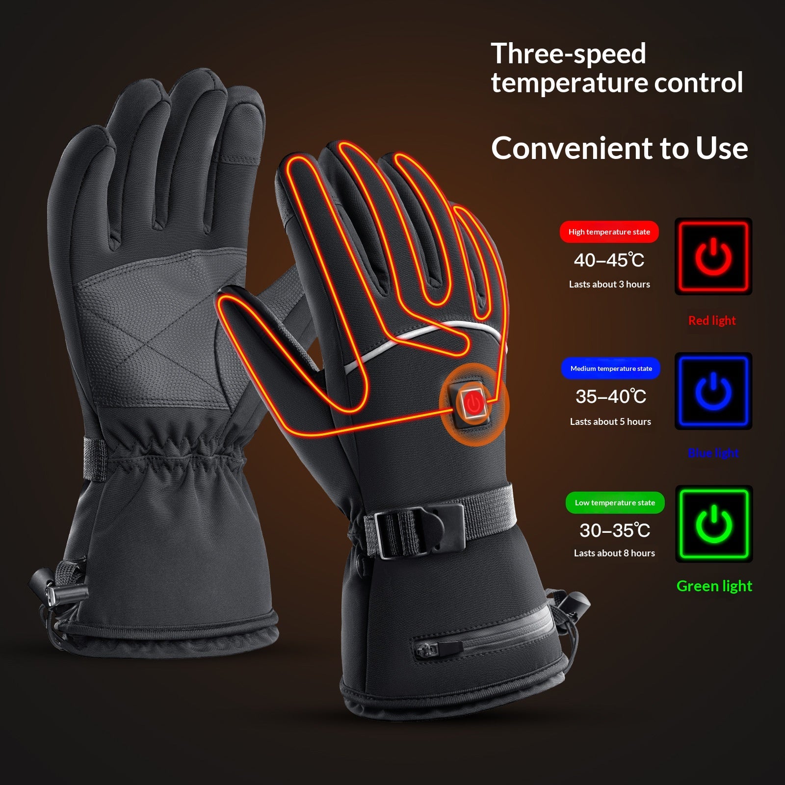 Gants de sport de plein air pour le cyclisme et le ski