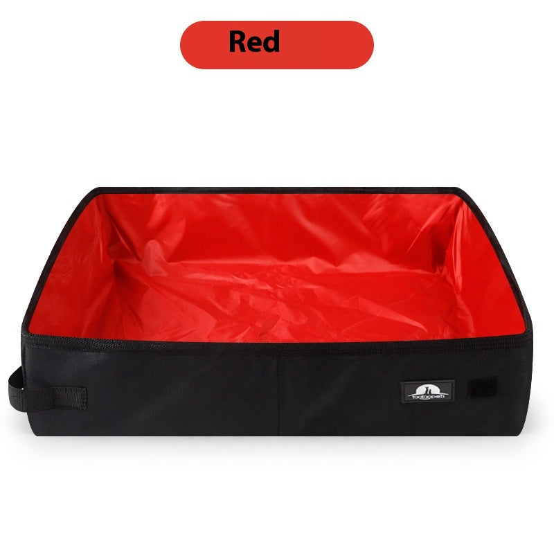 Portable pliable boîte à litière imperméable Oxford