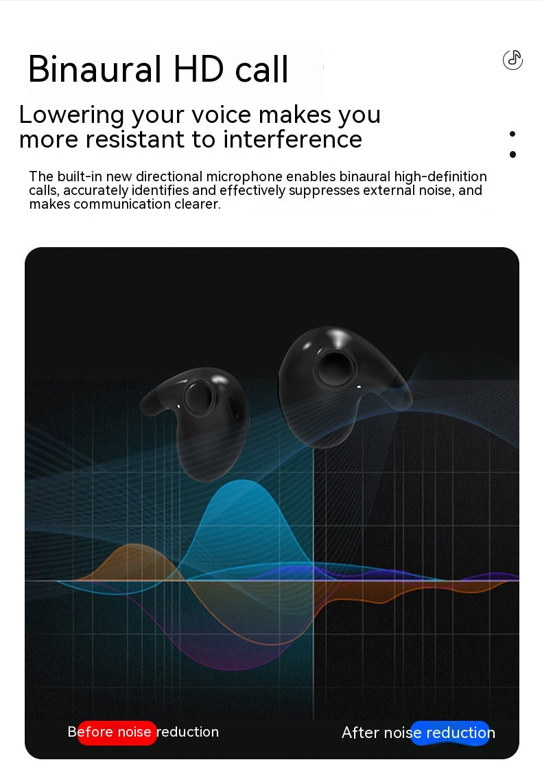 Double casque Bluetooth de sommeil stéréo sans fil
