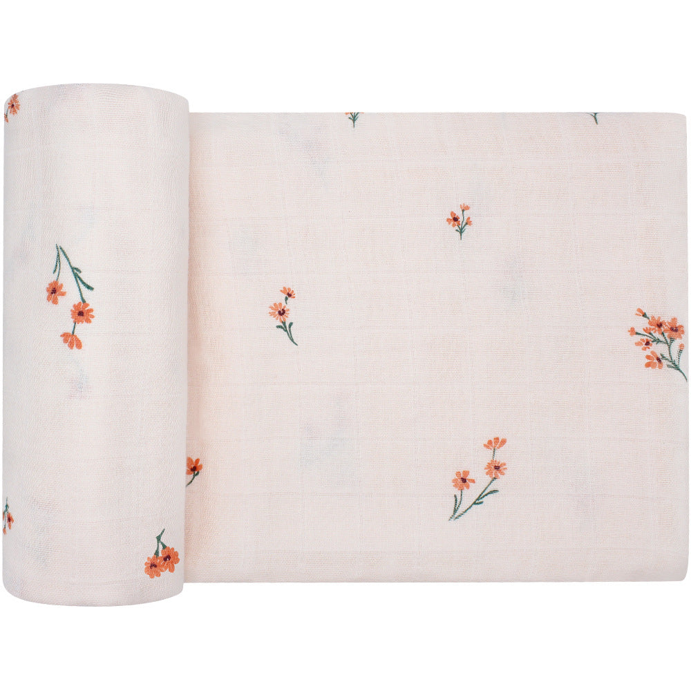 Couverture de matelas en coton de bambou Couverture de nouveau-né Baby Swadle Sac d'été