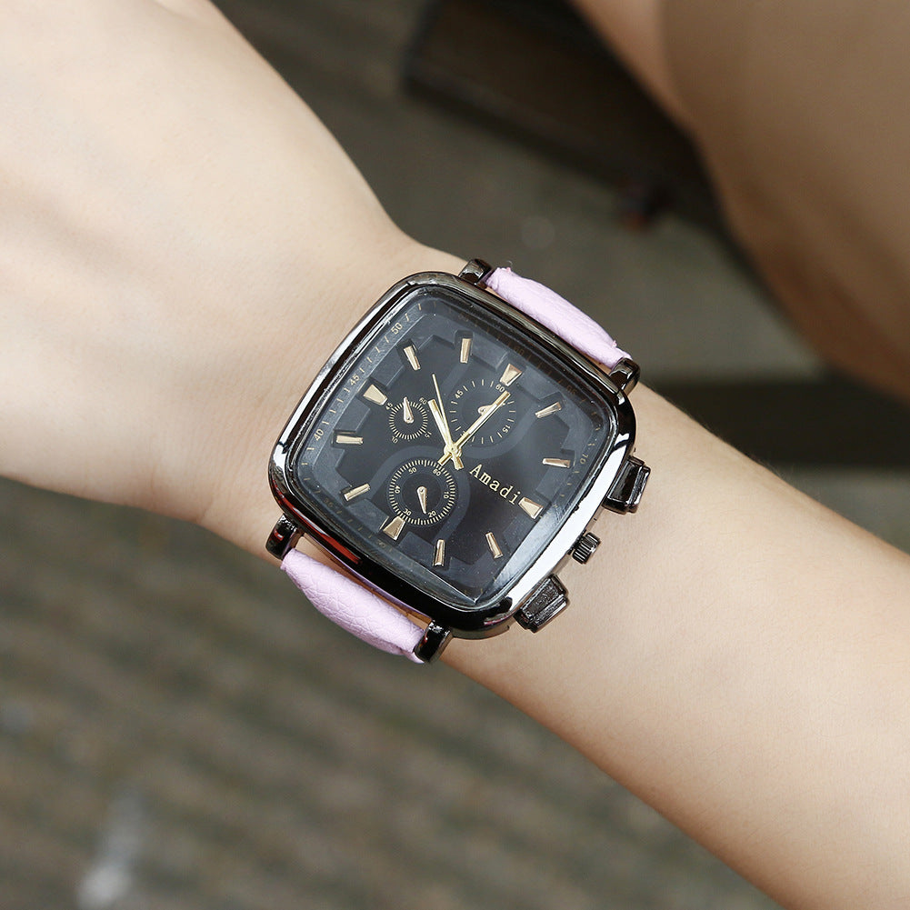 Montre Quartz rétro minimaliste à la mode