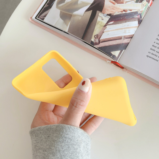 Couleur de boîte matériau solide couleur tpu coque tout inclus