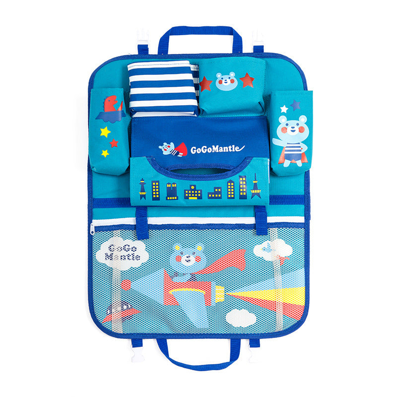 Cartoon voiture sac de rangement siège sac suspendu