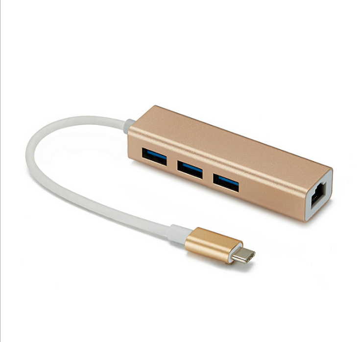 8152 USB à RJ45 Type-c carte adaptateur câble USB3.0 HUB moyeu d'entraînement rapide gratuit