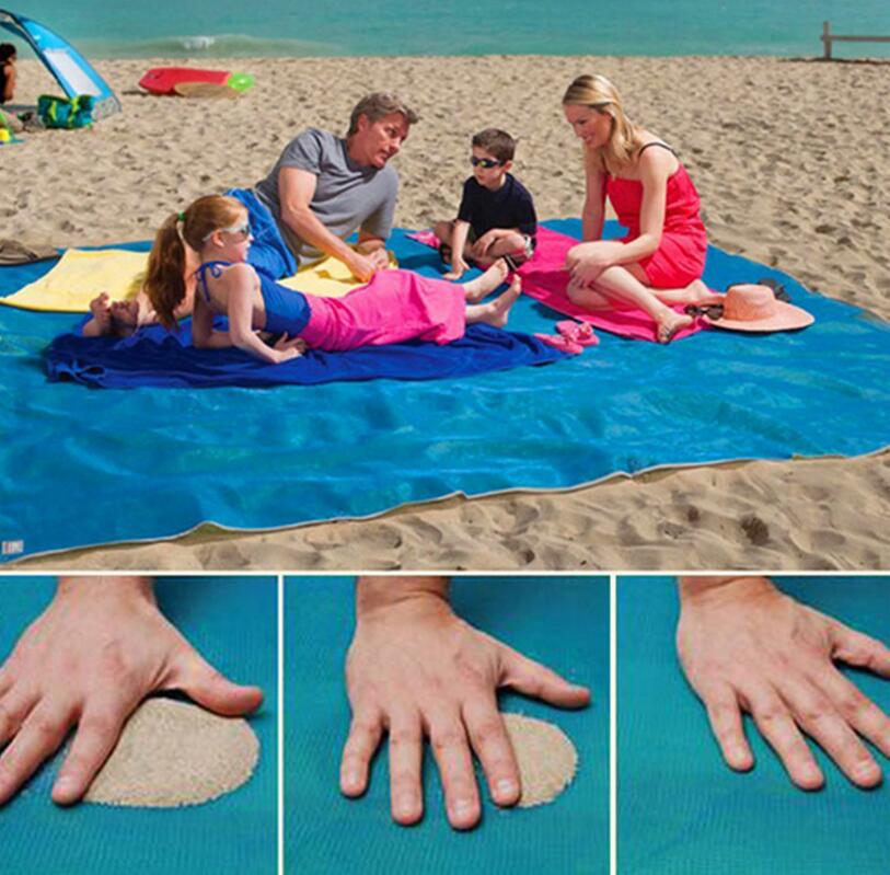 Mat de plage pliant Mat de plage Leaky Sand Beach Mat de voyage en plein air Mat de pique-nique Camping Mat