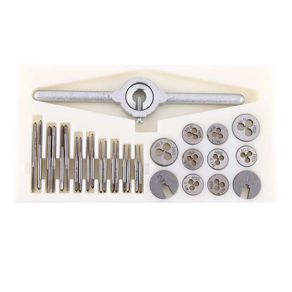 30PCS/Set Taps Dies Spenner Set vis filetage taping Hand Tools Kit