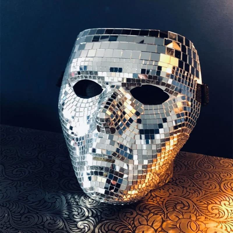Miroir Verre réfléchissant Tête de soirée Casque