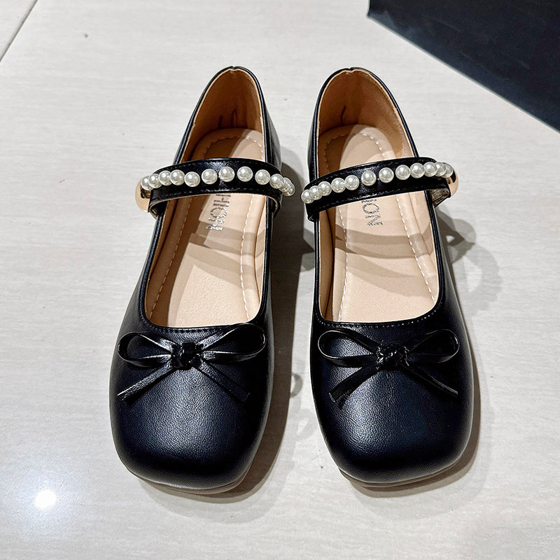 Filles & Femmes Style doux Pearl Mary Jane Flats