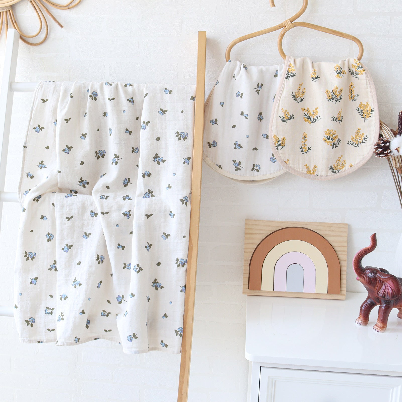 Baby Pat Serviette à six couches Gauze Bib Nouveau-né Coton Epaule Pad Baby Bib Serviette à cracher