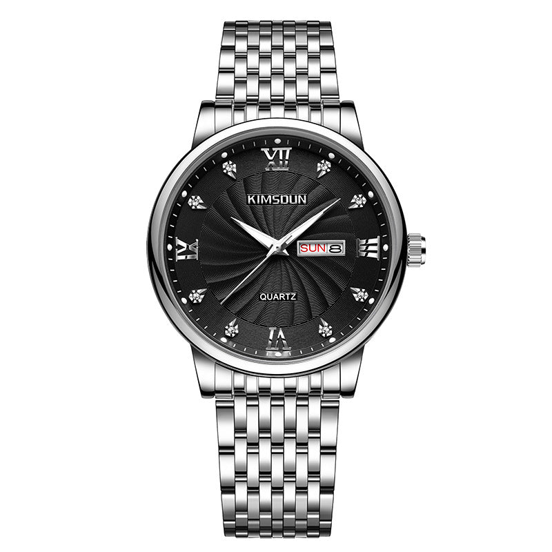 Calendrier Imperméable Montre Quartz pour hommes