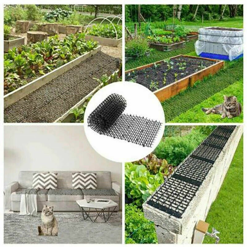 2m Chat Scat Mat Spike Chien Anti-Cat Peste Déterrent Jardin Éjaculation animale