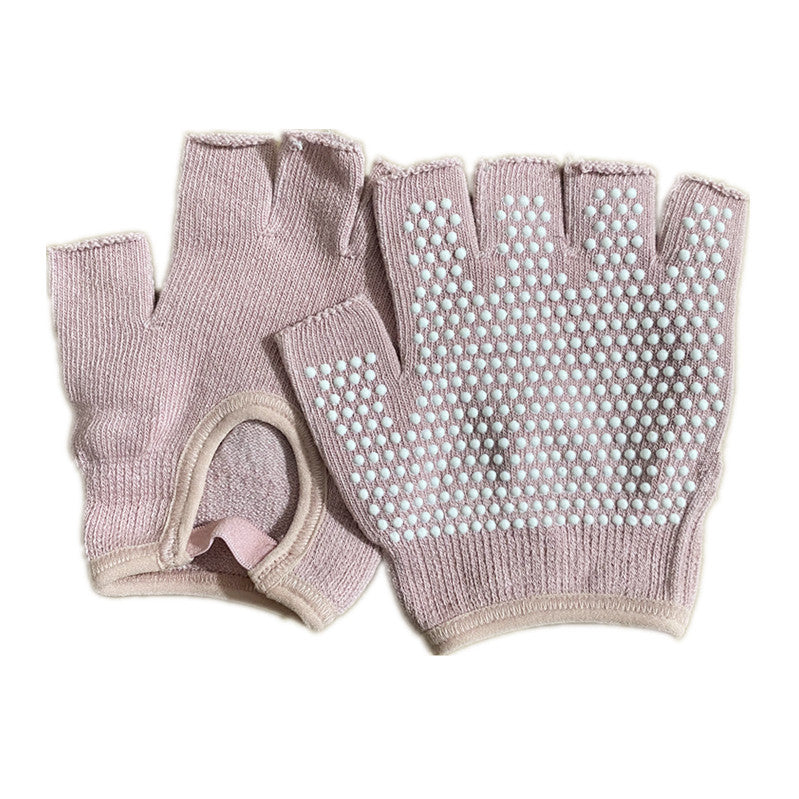 Gants antidérapants de yoga aérien en coton respirant