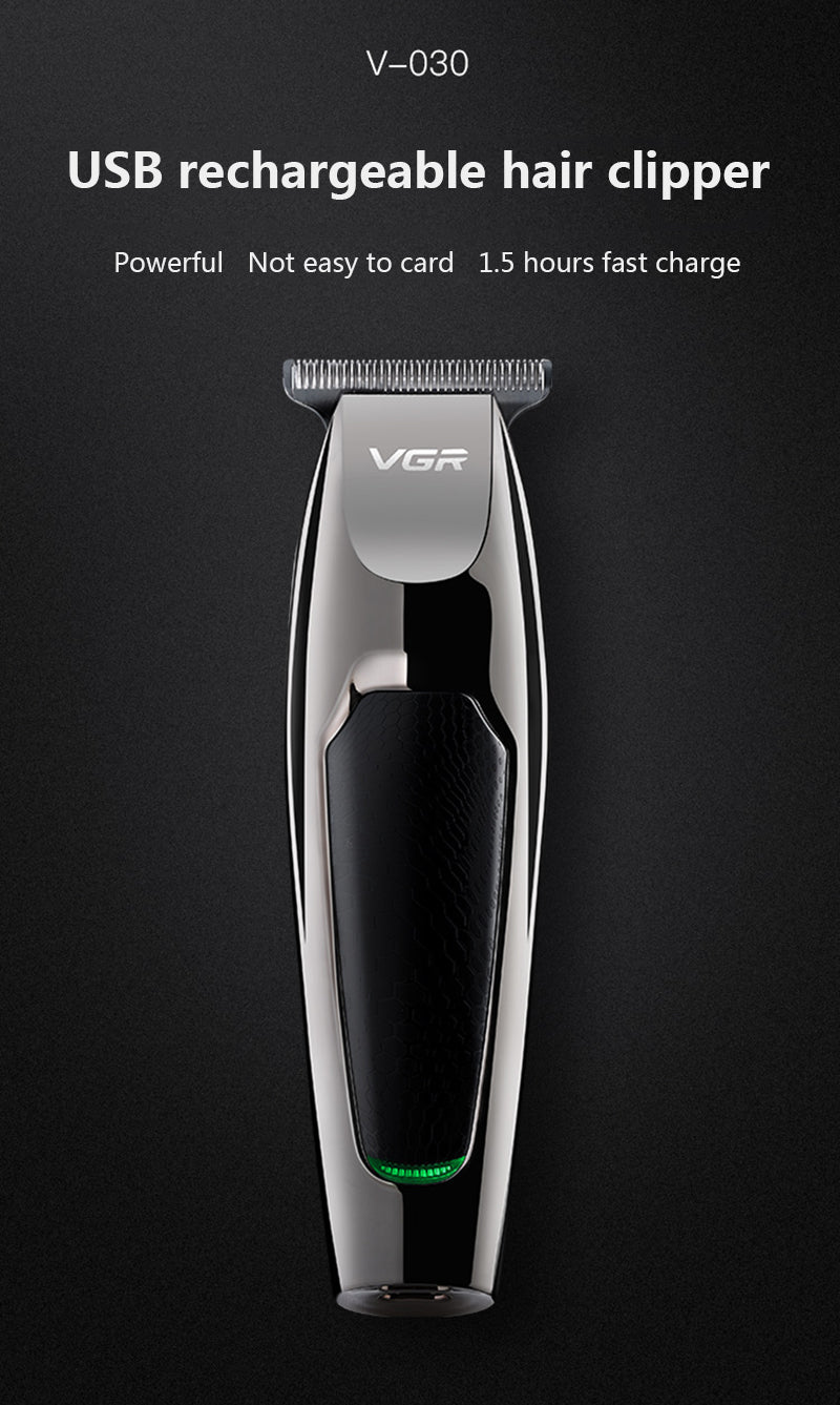 V30 professionnel imperméable TrimmerAfficher les cheveux homme Clipper Grooming Bas bruit